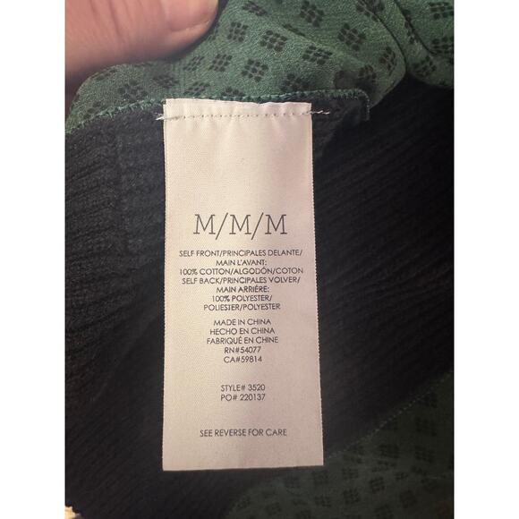 Cabi | Get Together Sweater, Black with Sheer Green Pattern Back | Size M - Picture 11 of 14